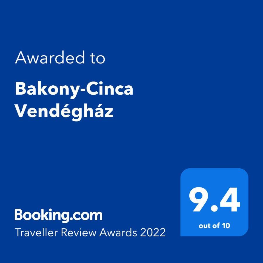 Bakony-Cinca Vendeghaz Hotell Szentgál Exteriör bild